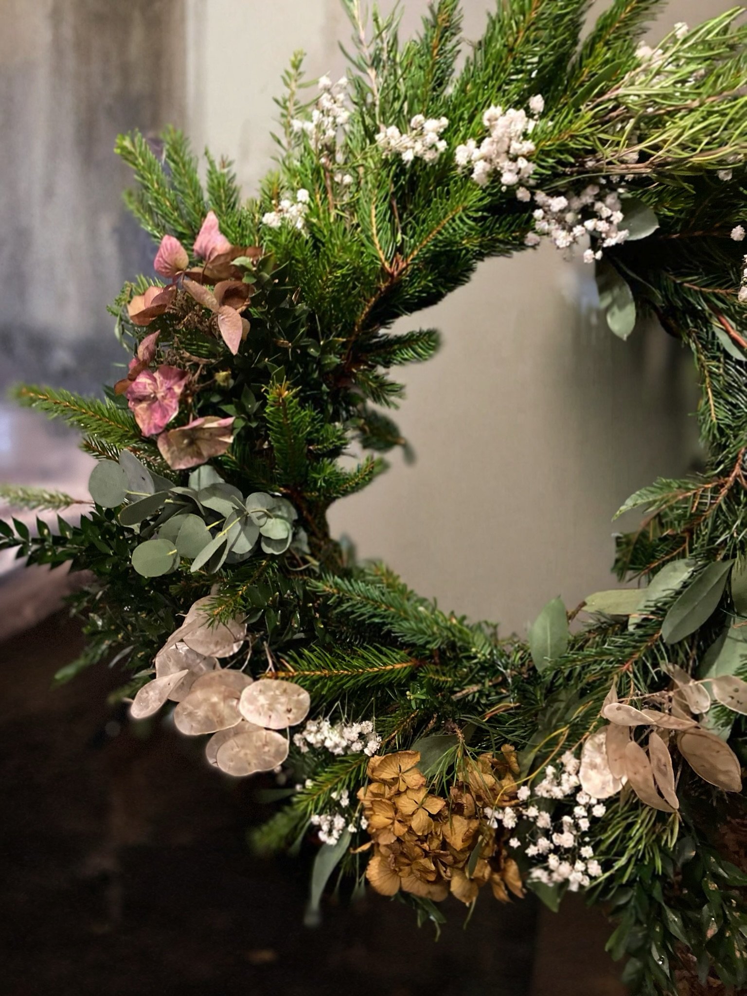 Christmas Wreath Day Course, Topcliffe