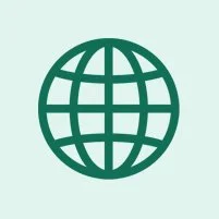 Icon of a globe