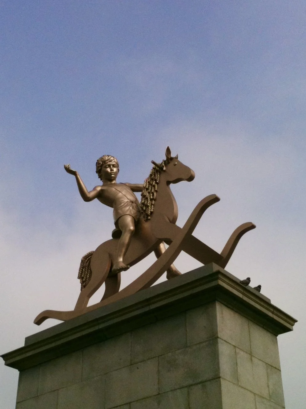 the fourth plinth in trafalgar square, london  Copy alt text