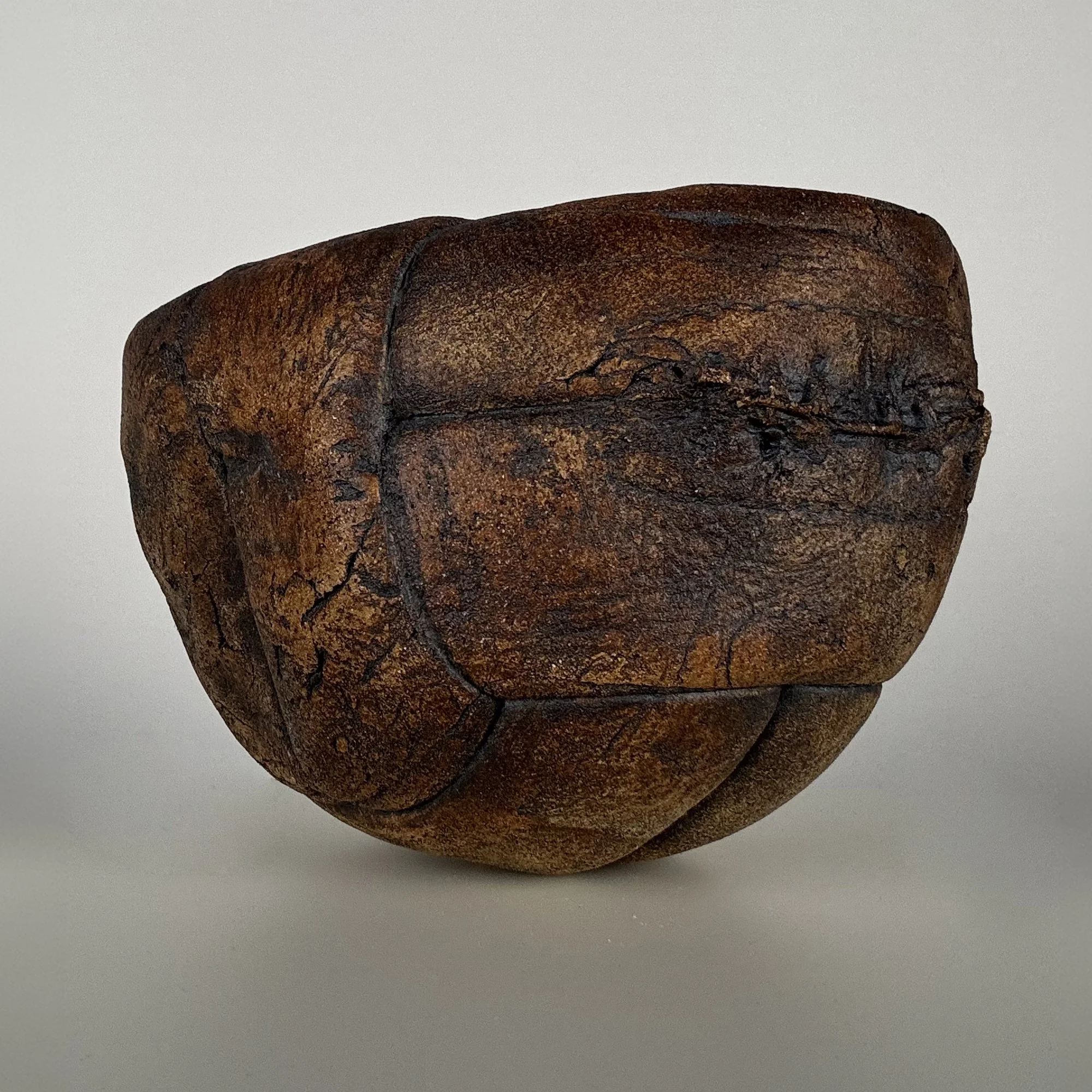 Marcus Harvey Ball, 2018, glazed stoneware sculpture, second side view