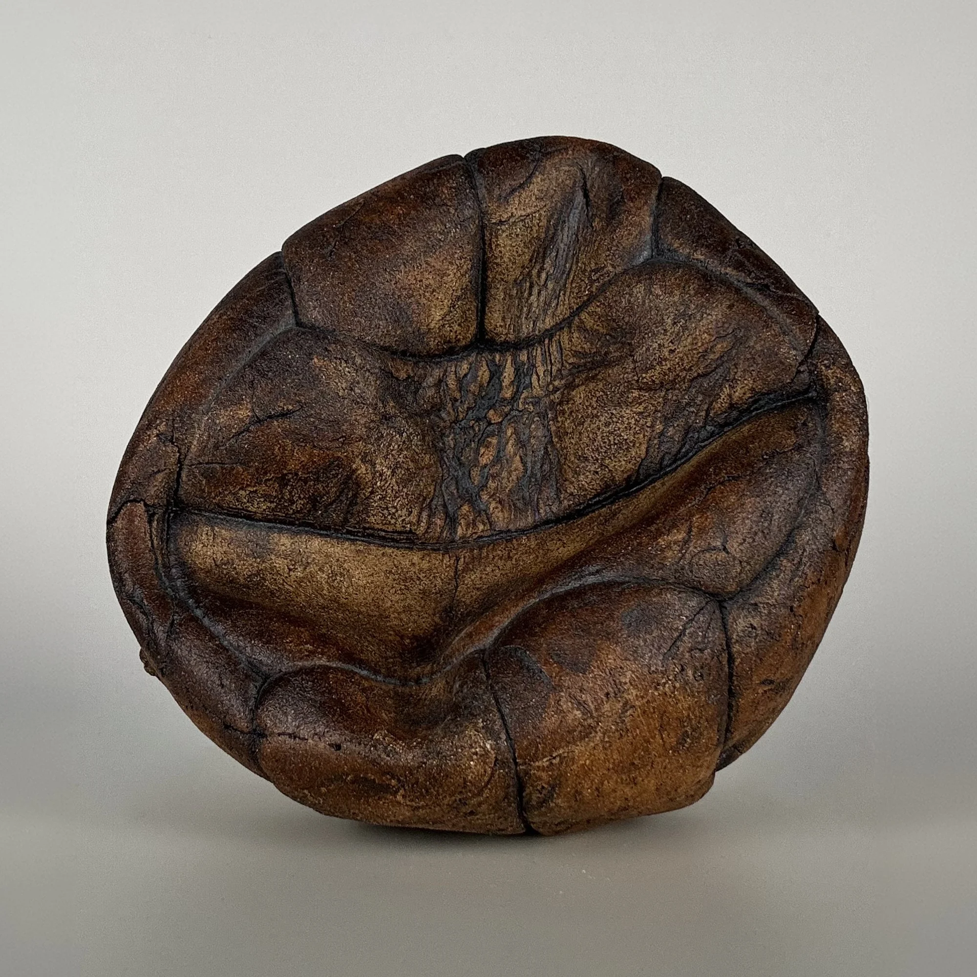 Marcus Harvey Ball, 2018, glazed stoneware sculpture, front view