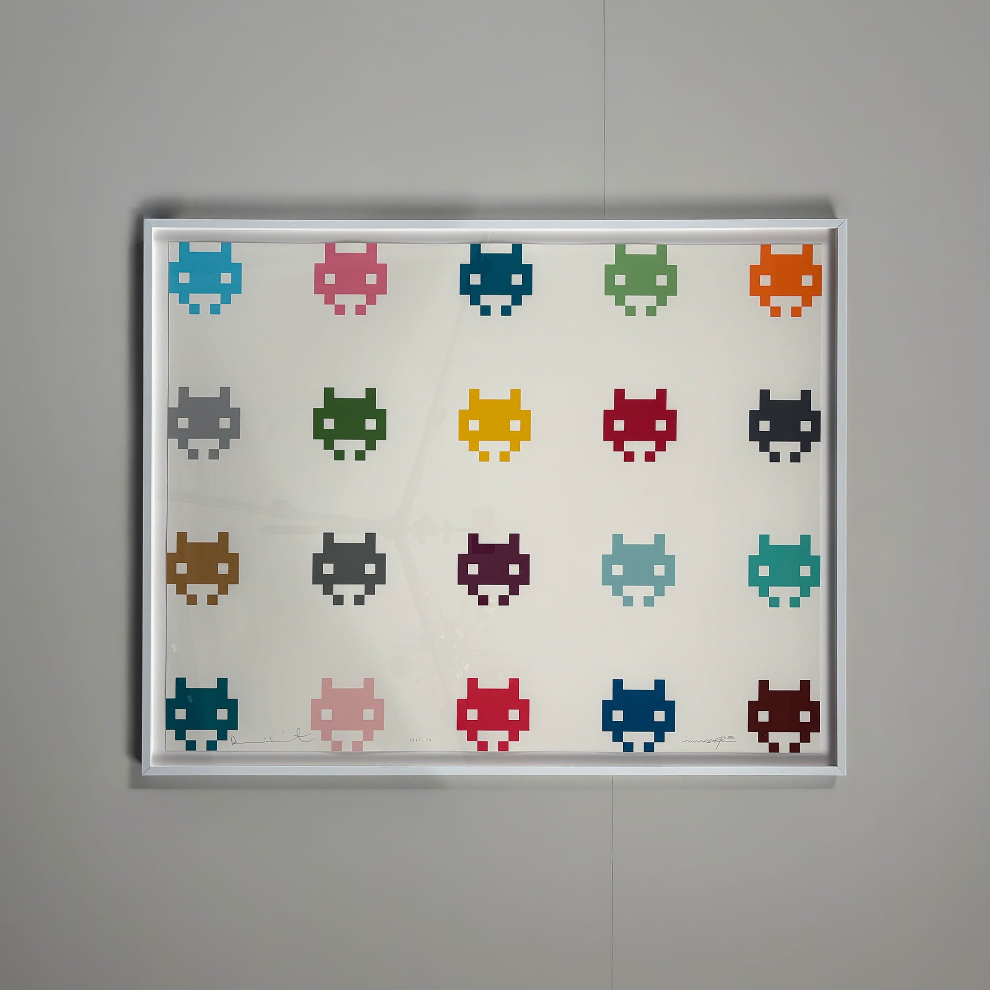damien hirst x invader invadhirst (2025)