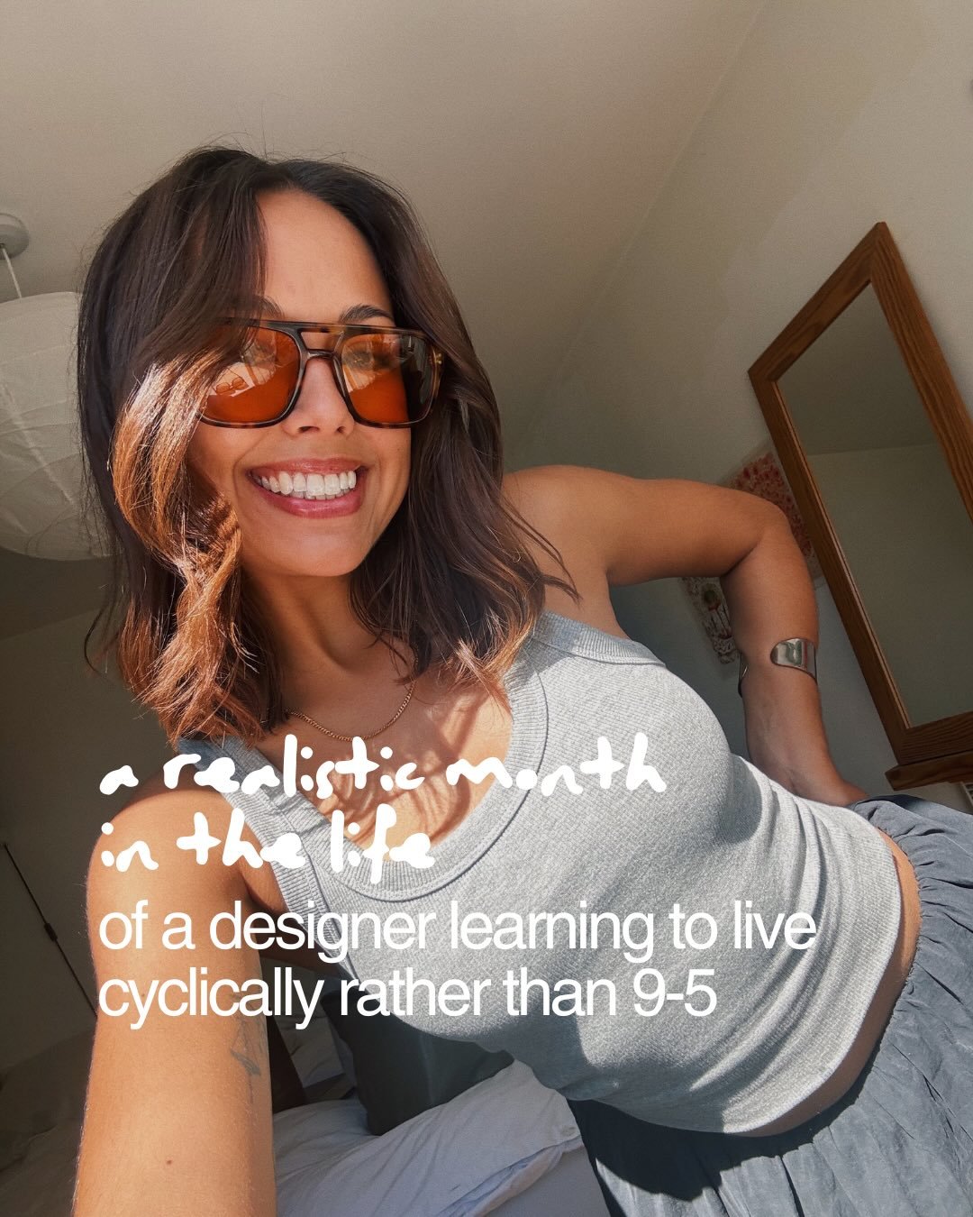 Super honoured to have @juliet_dsouza of @hazyagency.co sharing how she is stepping away for the 9-5 schedule + into a cyclical work life 📆 

We&rsquo;re all about using the freedom you create to carve a life that works for you. 

It&rsquo;s not abo