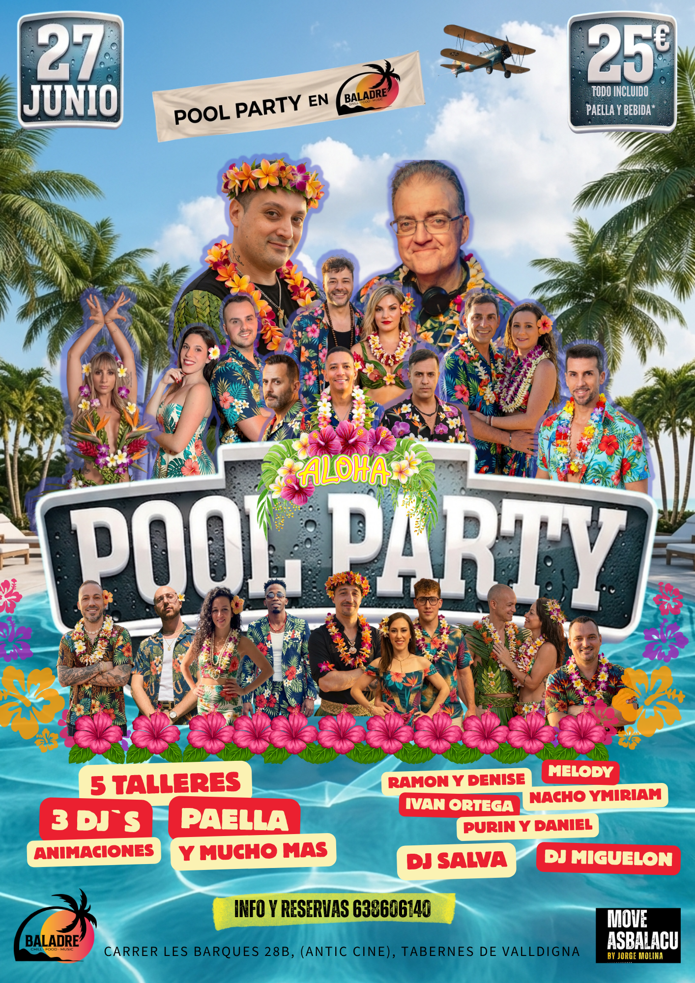 aloha pool party