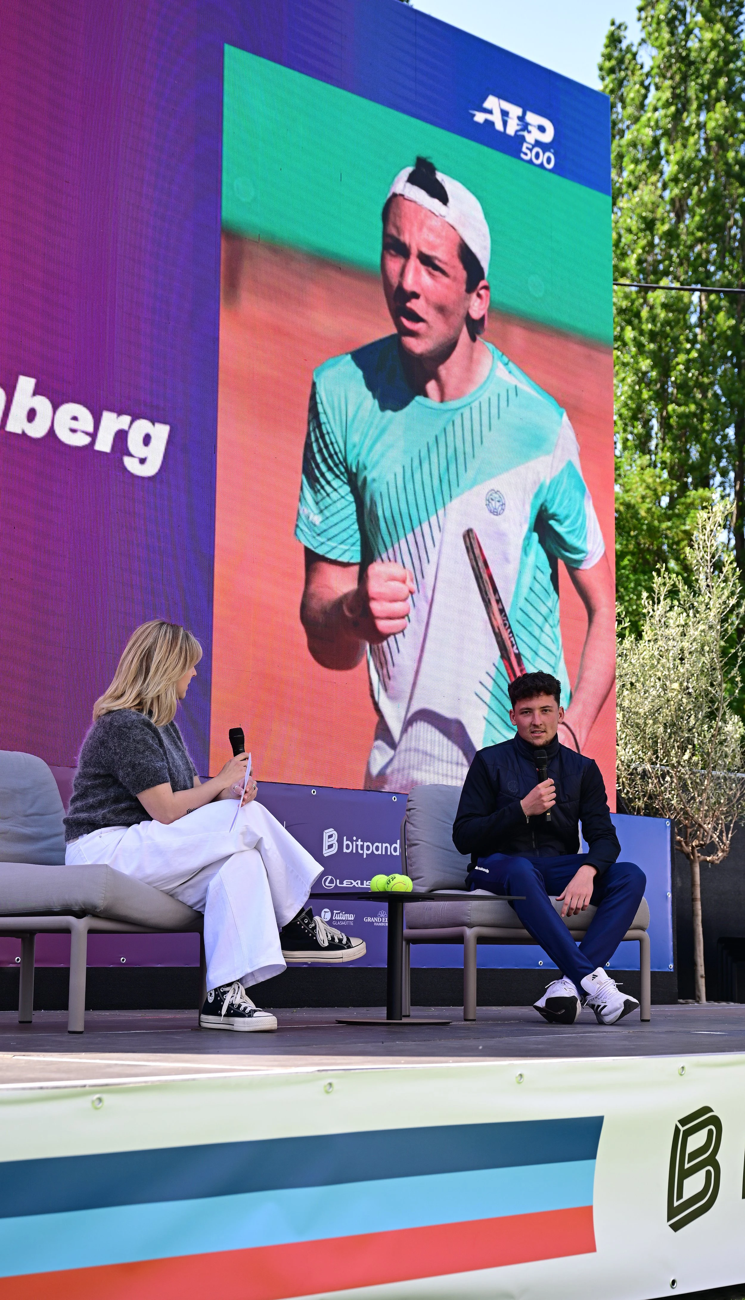 Caro Deecke PR & Communications; Projekt: Moderation Hamburg Open; Tennis