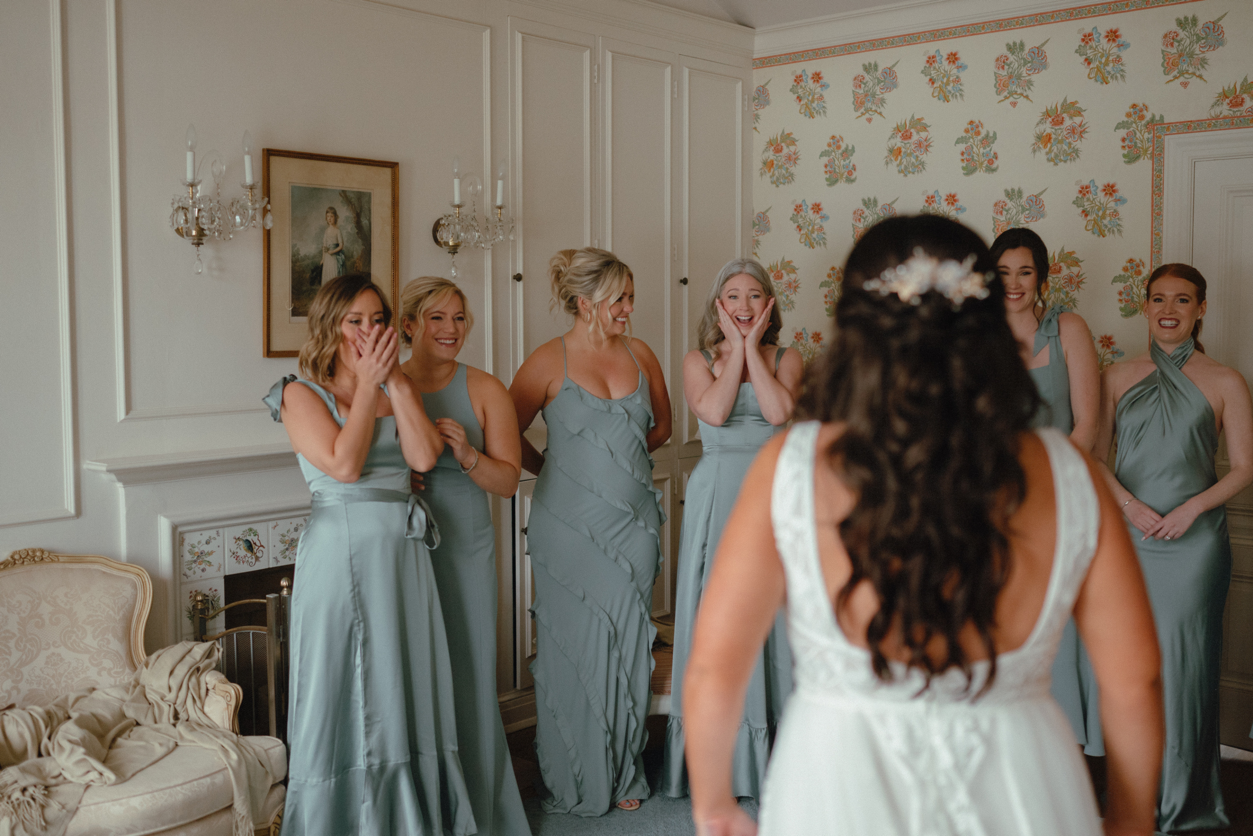 bride-bridesmaids-first-look-darlington-house-wedding.jpg