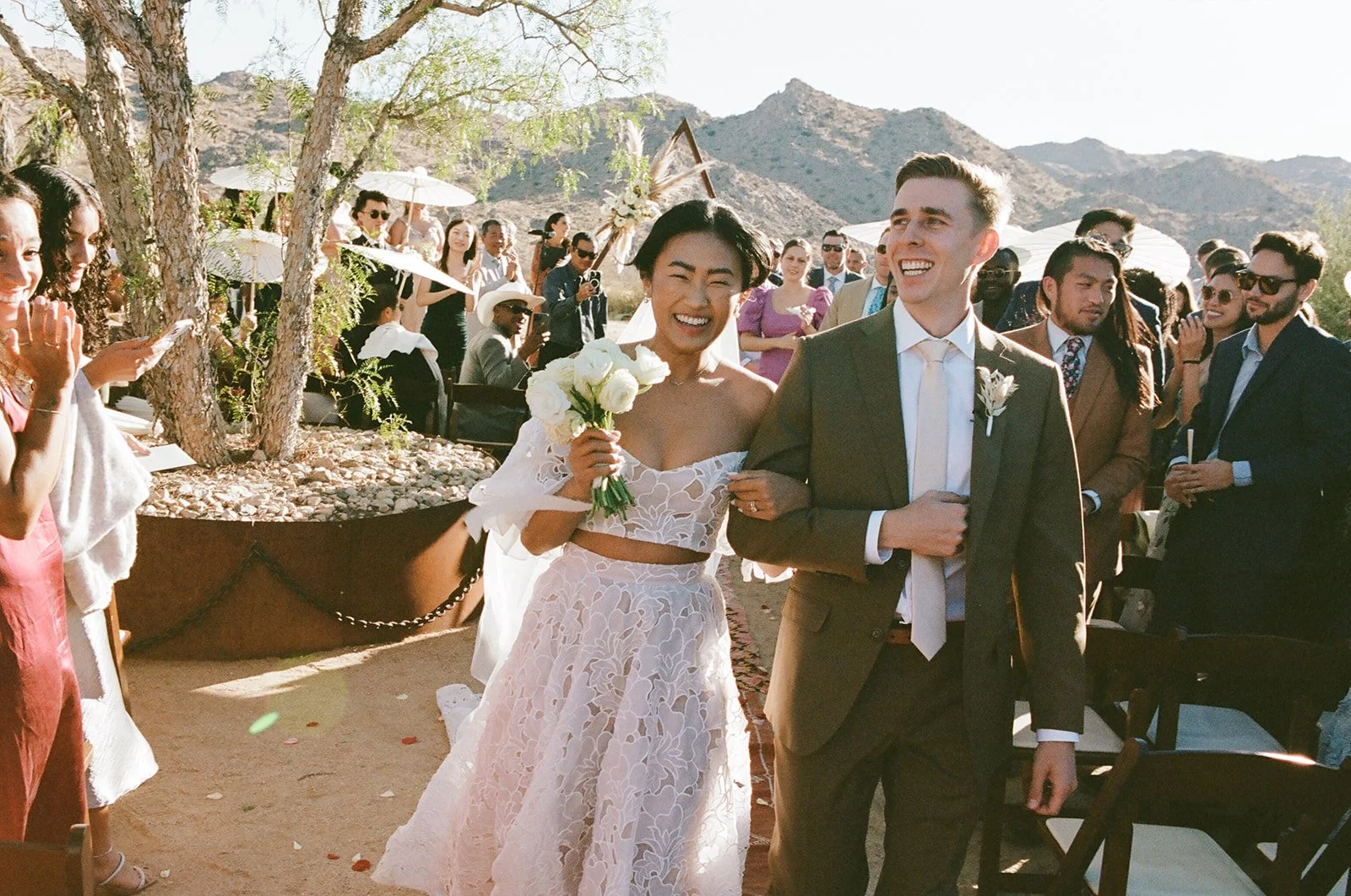a Jasper and Lane Events bride and groom after wedding ceremony