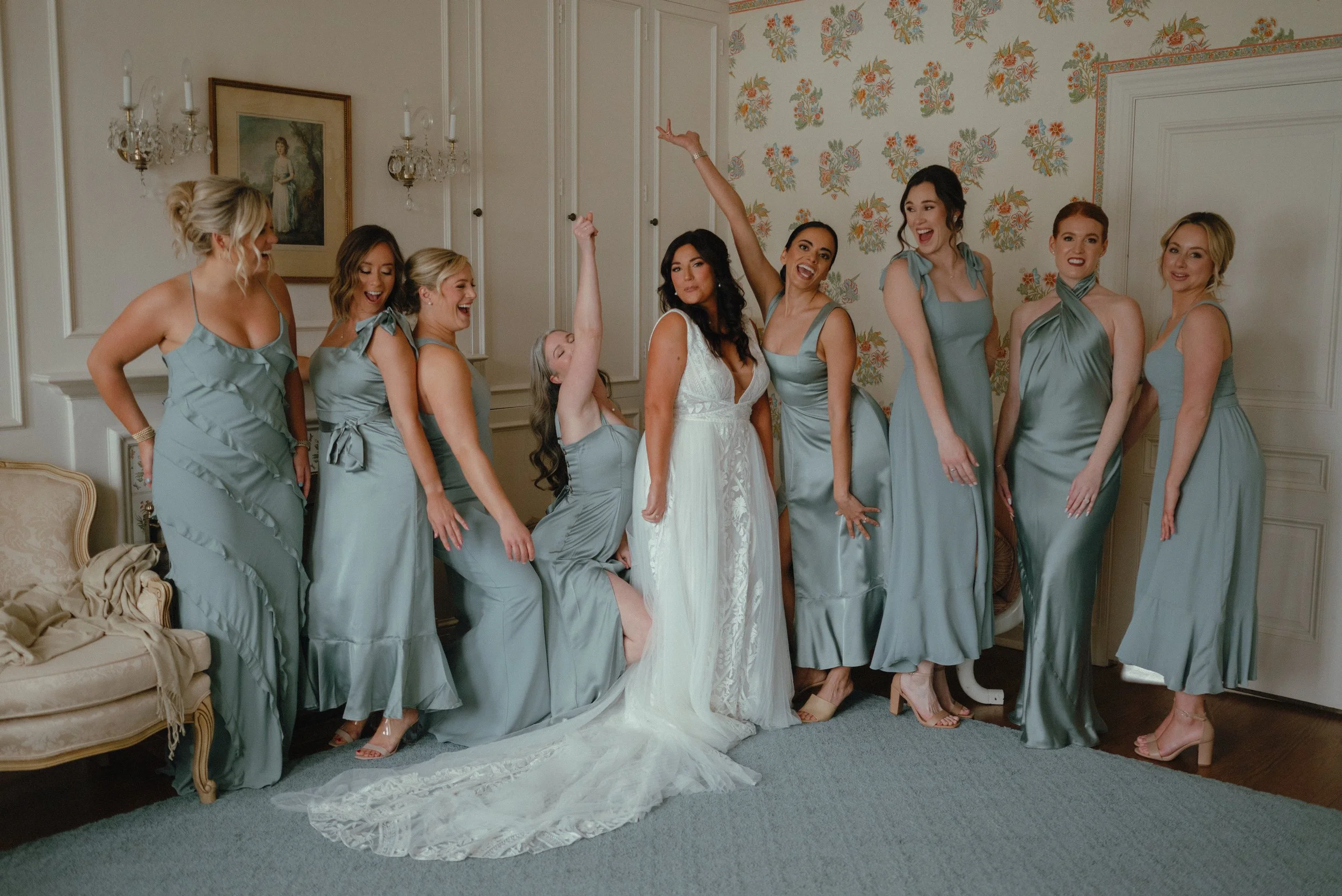 bride-bridesmaids-first-look-celebration-darlington-house-wedding.jpg
