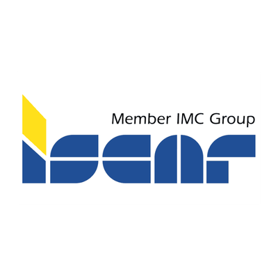 ISANG logo with text 'Member IMC Group' in black on a white background.