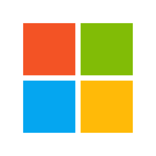 Four colorful squares arranged in a 2x2 grid on a black background: red, green, blue, and yellow.