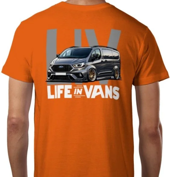 LIFE IN VANS Grey Transit Custom