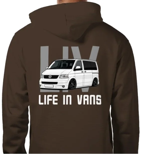 LIFE IN VANS White T5