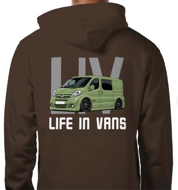 LIFE IN VANS Green Vauxhall Vivaro