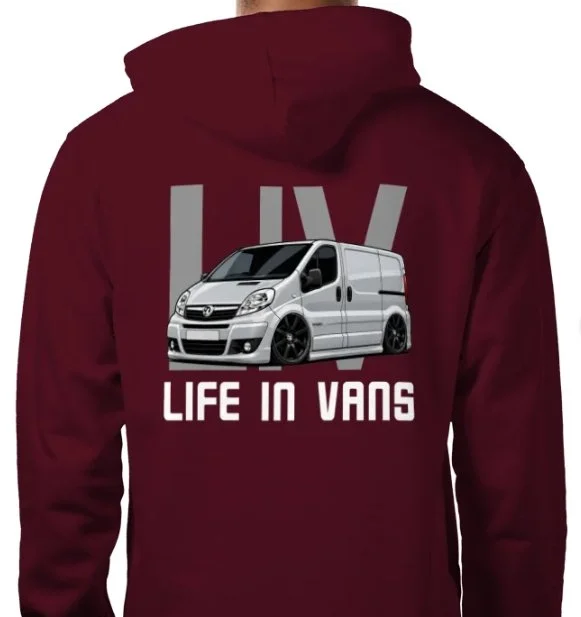 LIFE IN VANS Silver Vauxhall Vivaro