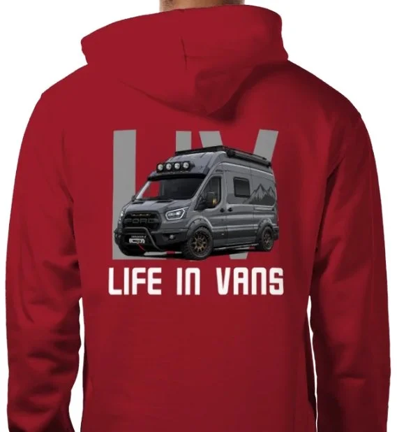 LIFE IN VANS Grey Transit