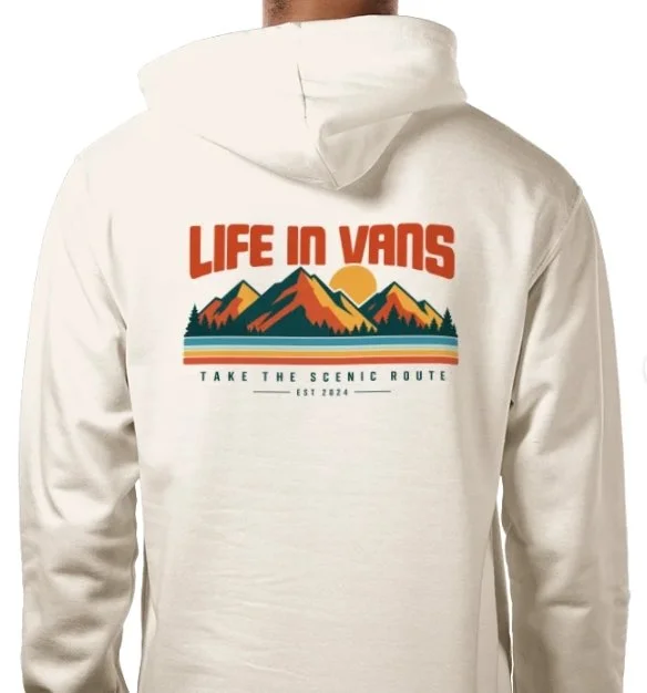 LIFE IN VANS Scenic Route Orange