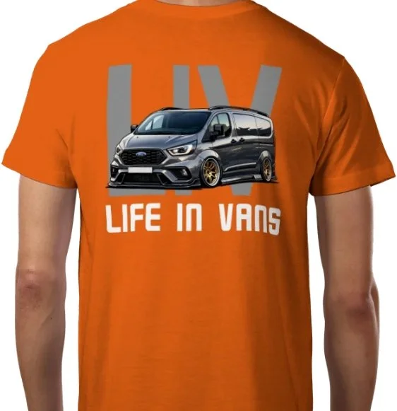 LIFE IN VANS Grey Transit Custom