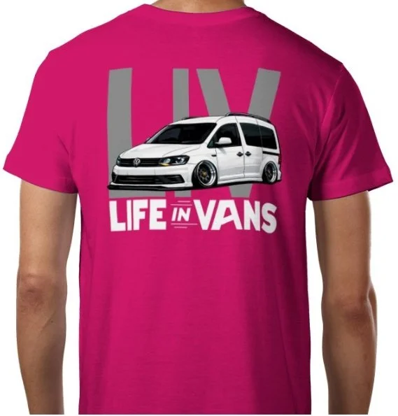 LIFE IN VANS White Caddy