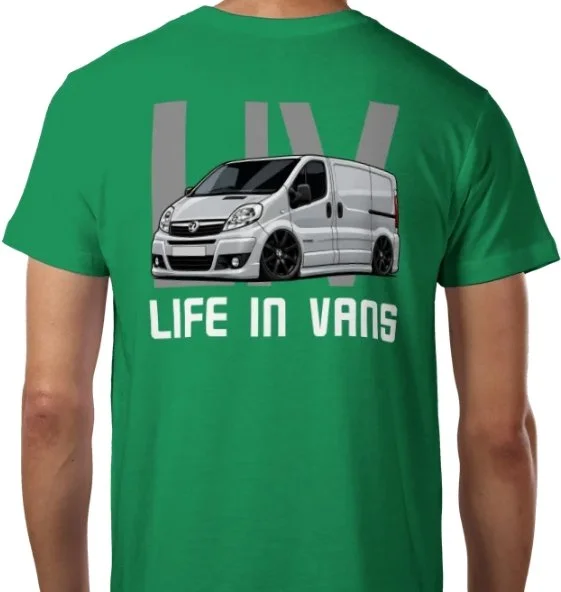 LIFE IN VANS  Silver Vauxhall Vivaro