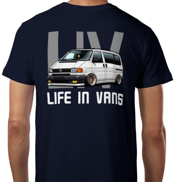 LIFE IN VANS  White T4