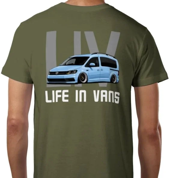 LIFE IN VANS Blue Caddy
