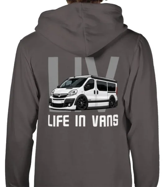 LIFE IN VANS White Vauxhall Vivaro Camper