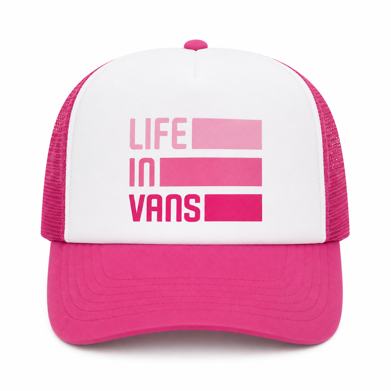 Life In Vans Junior/Kids Vintage Snapback Trucker Cap