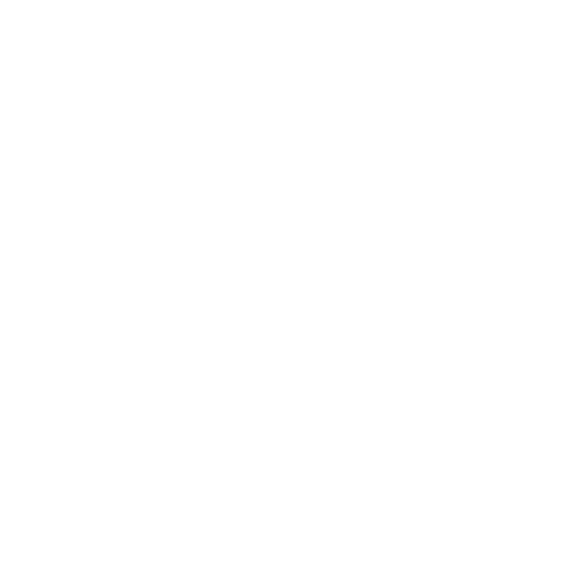 A black circle with a white check mark inside, outlined in white.