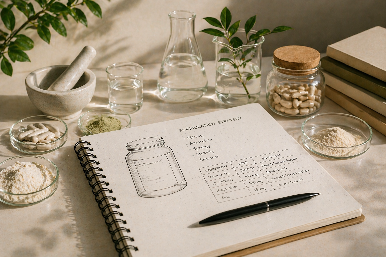 Supplement Product Strategy &amp; Formulation Optimisation