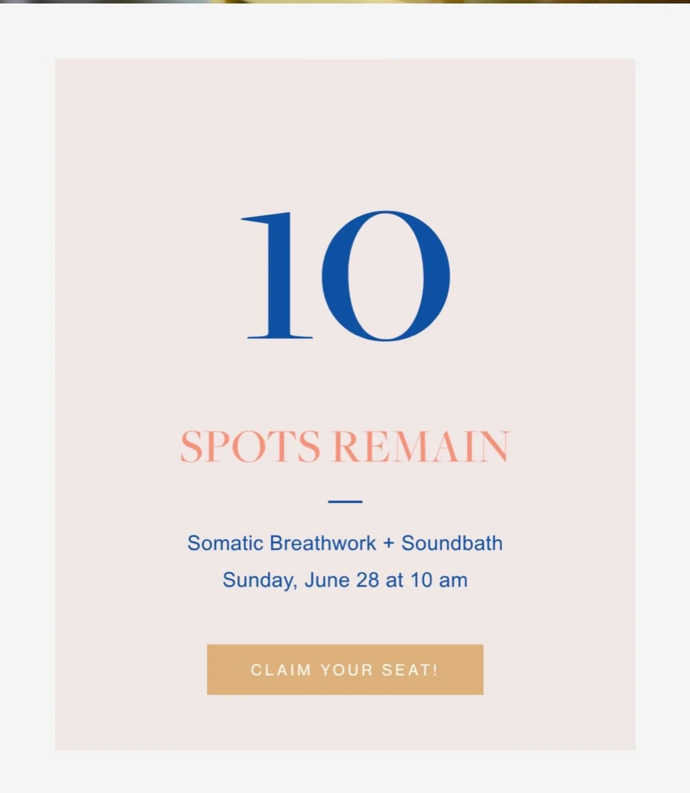 10 spots left for this weekends Somatic breathwork and Soundbath. Head to Windhorseenergetics.com to snag a seat for upcoming classes + events.  Select Sundays at 10 am.
