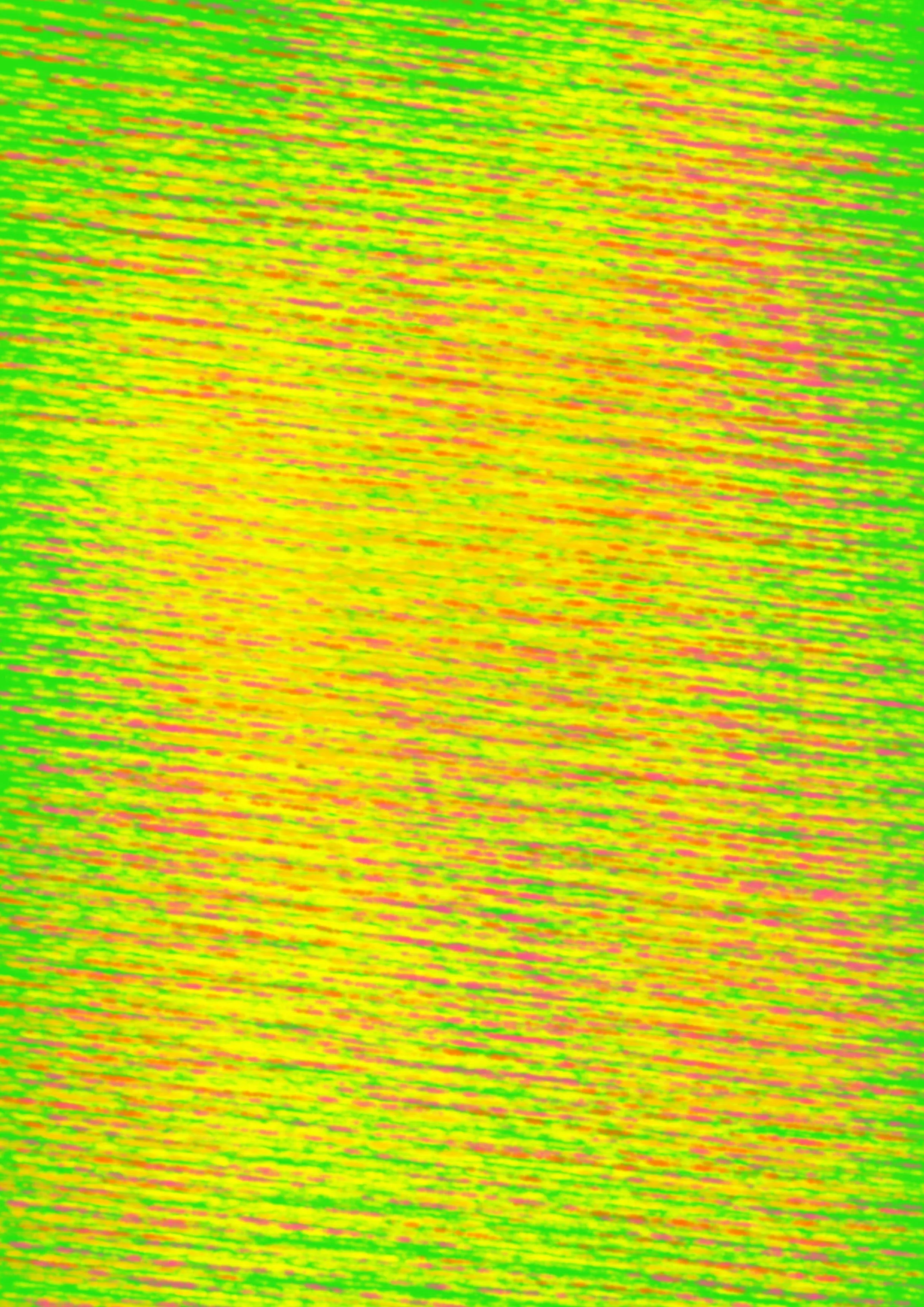 Abstract digital art with vibrant yellow, green, pink, and red streaks creating a pattern.
