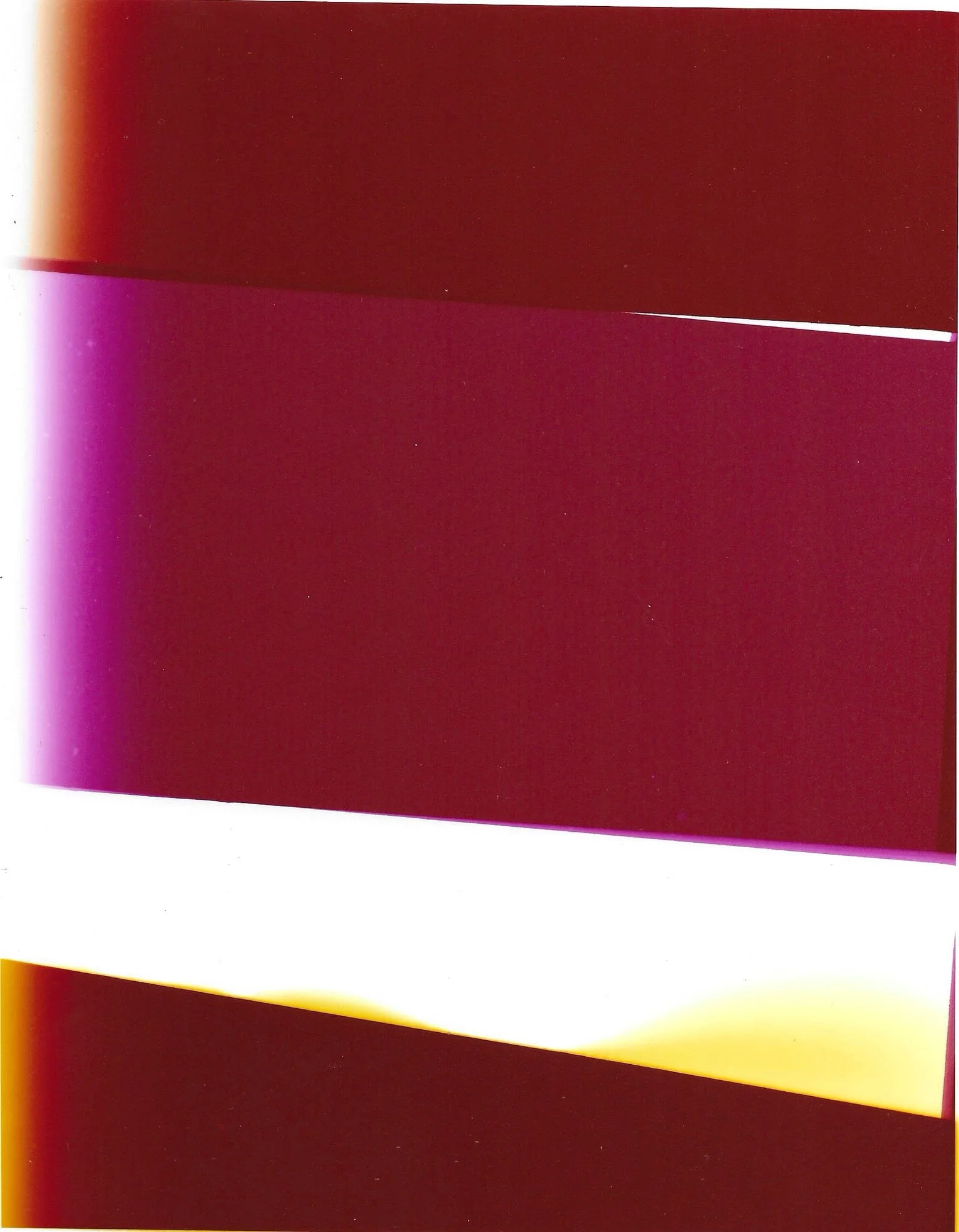 An abstract multicolored image featuring diagonal lines and gradients in shades of purple, yellow, red, and black.