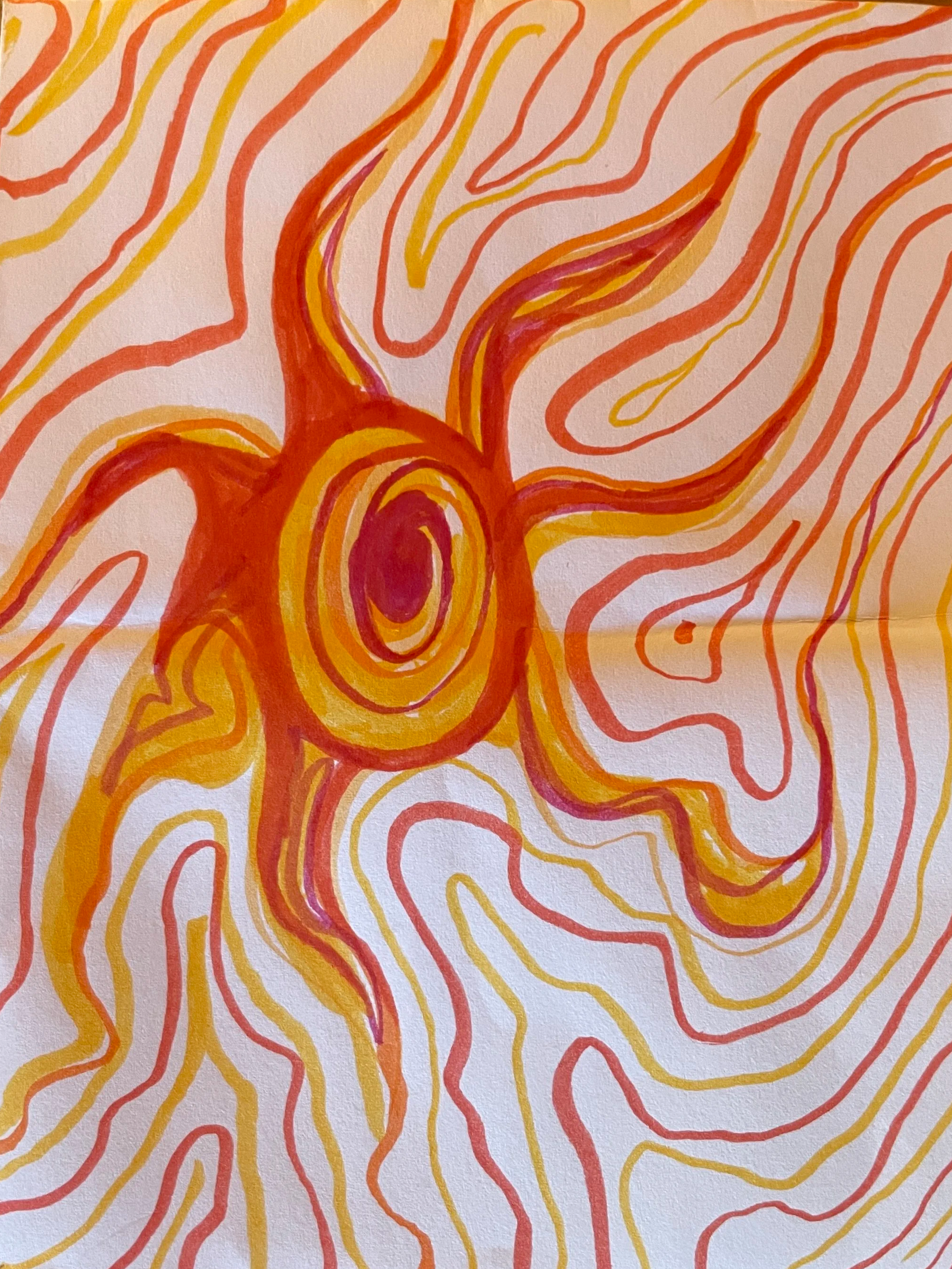 Marker on Paper by Yolanda Weeks