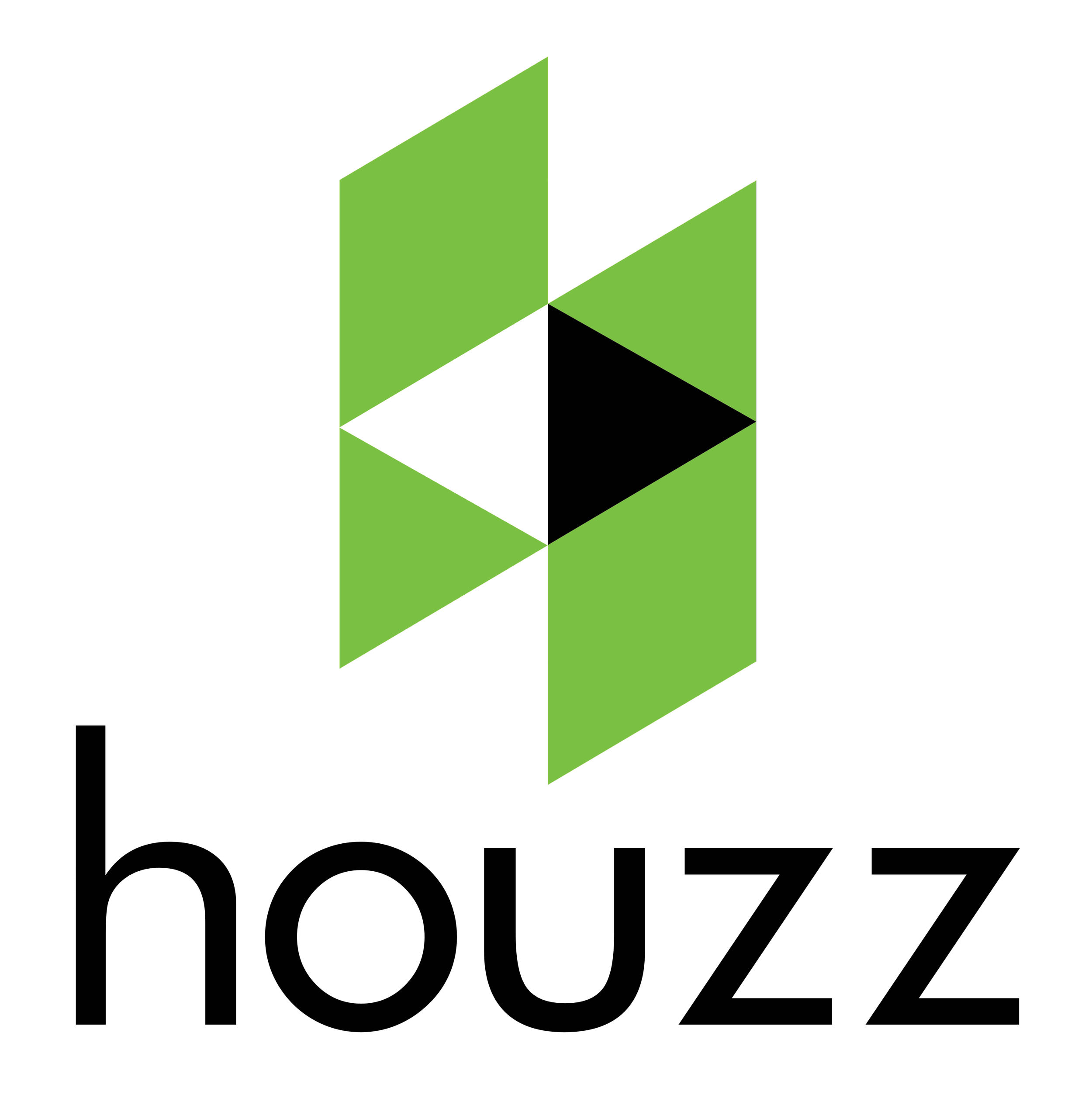 A logo composed of green and white geometric shapes on a black background, forming the letters 'FX'.