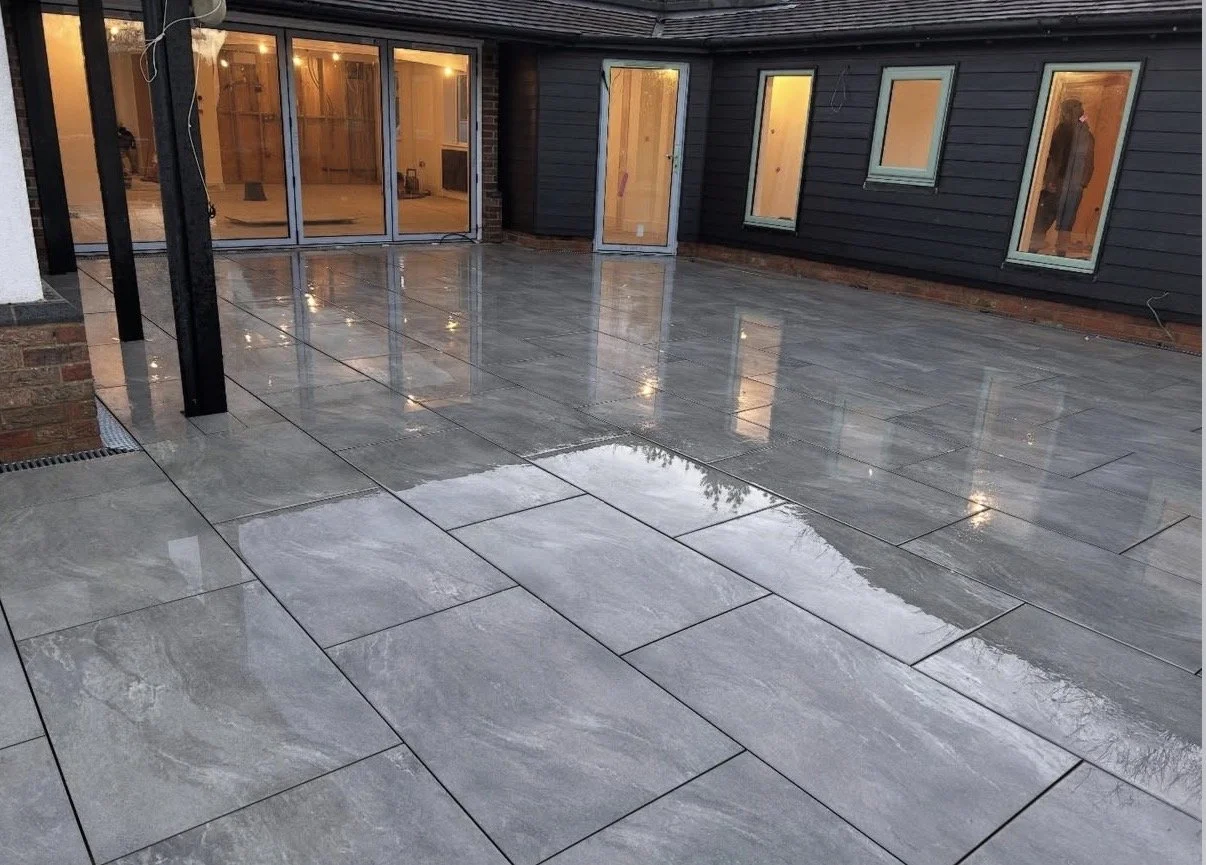 Large Format Porcelain Patio