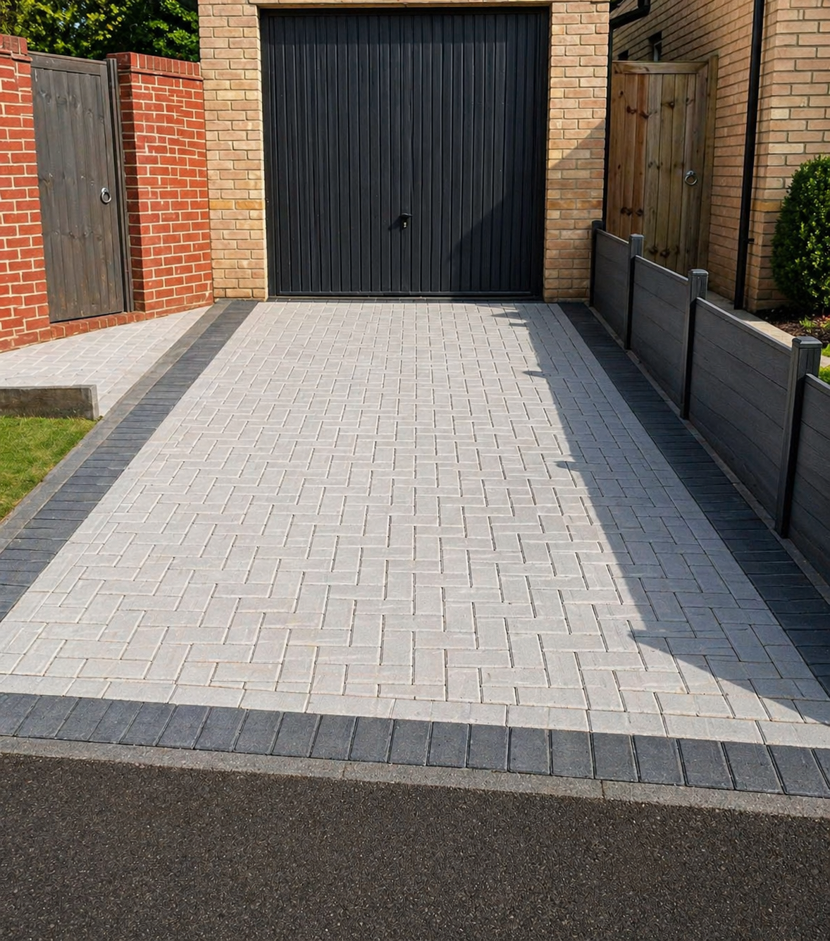 Custom Driveway Installation.