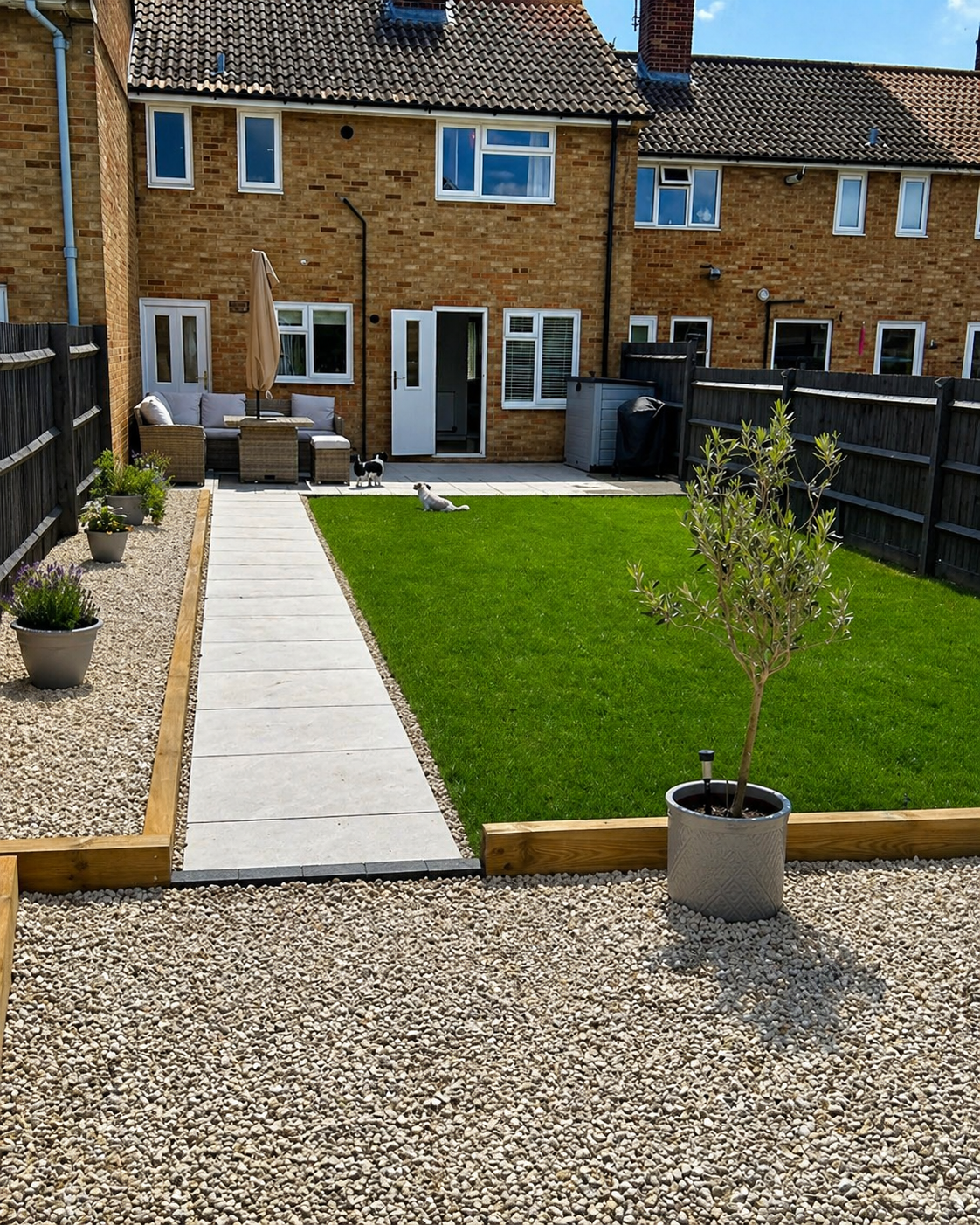 Full Garden Design & Build.