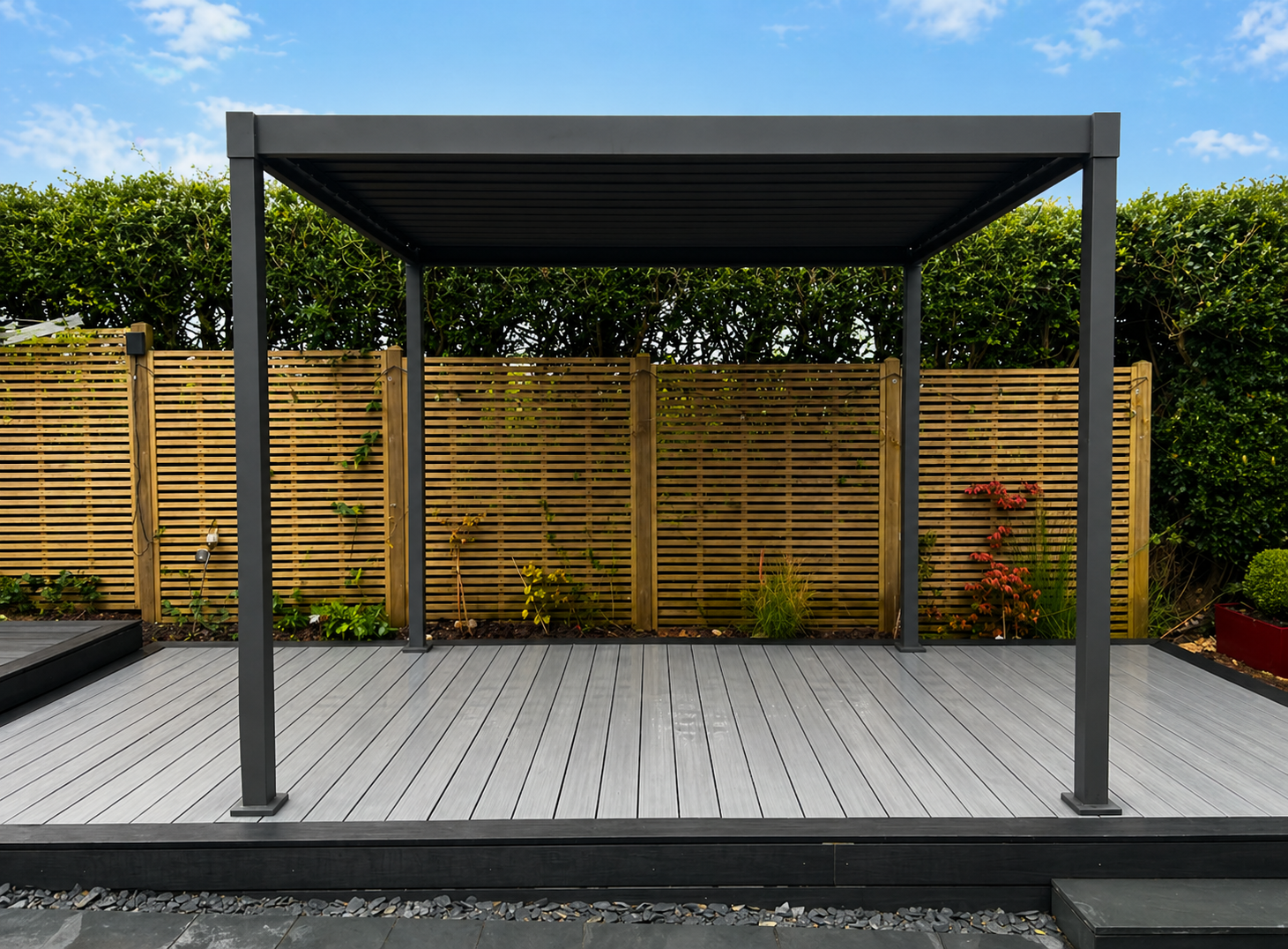 Bespoke Pergola & Decking Installation.