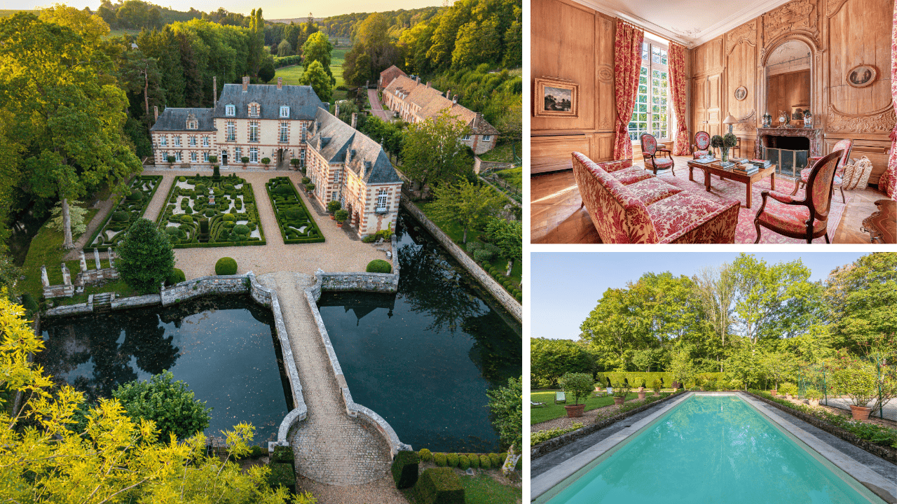 chateau rentals lyons la foret in France