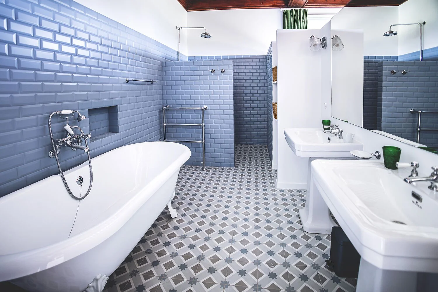 corporate retreat in France castle in Burgundy bathroom