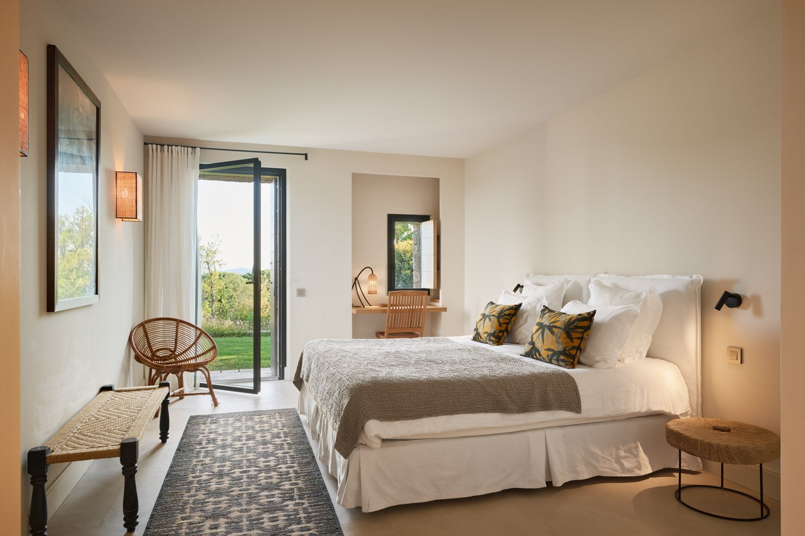 corporate retreat in the south of france luxury villa bedroom