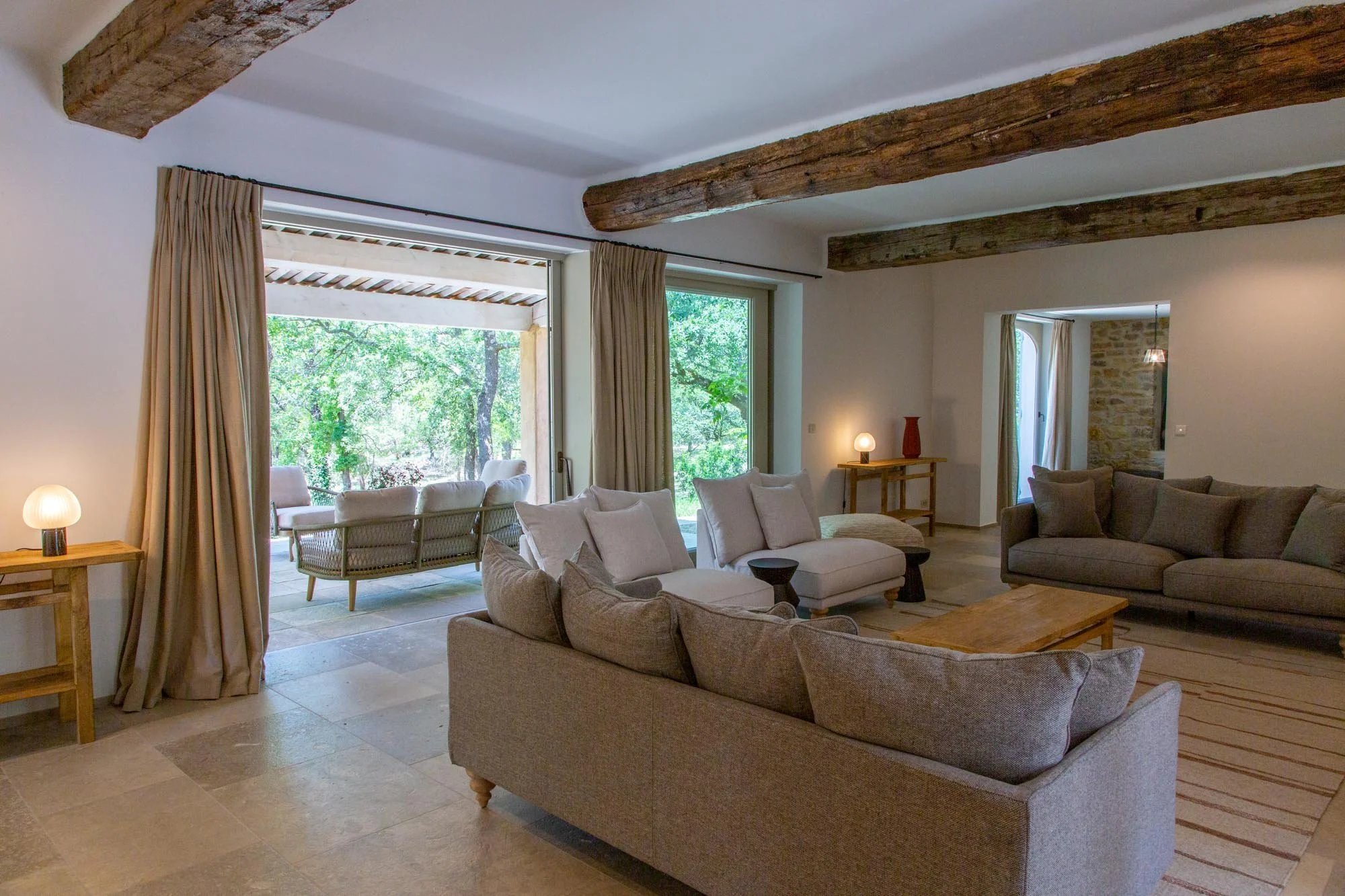 corporate retreat in Provence in France living room