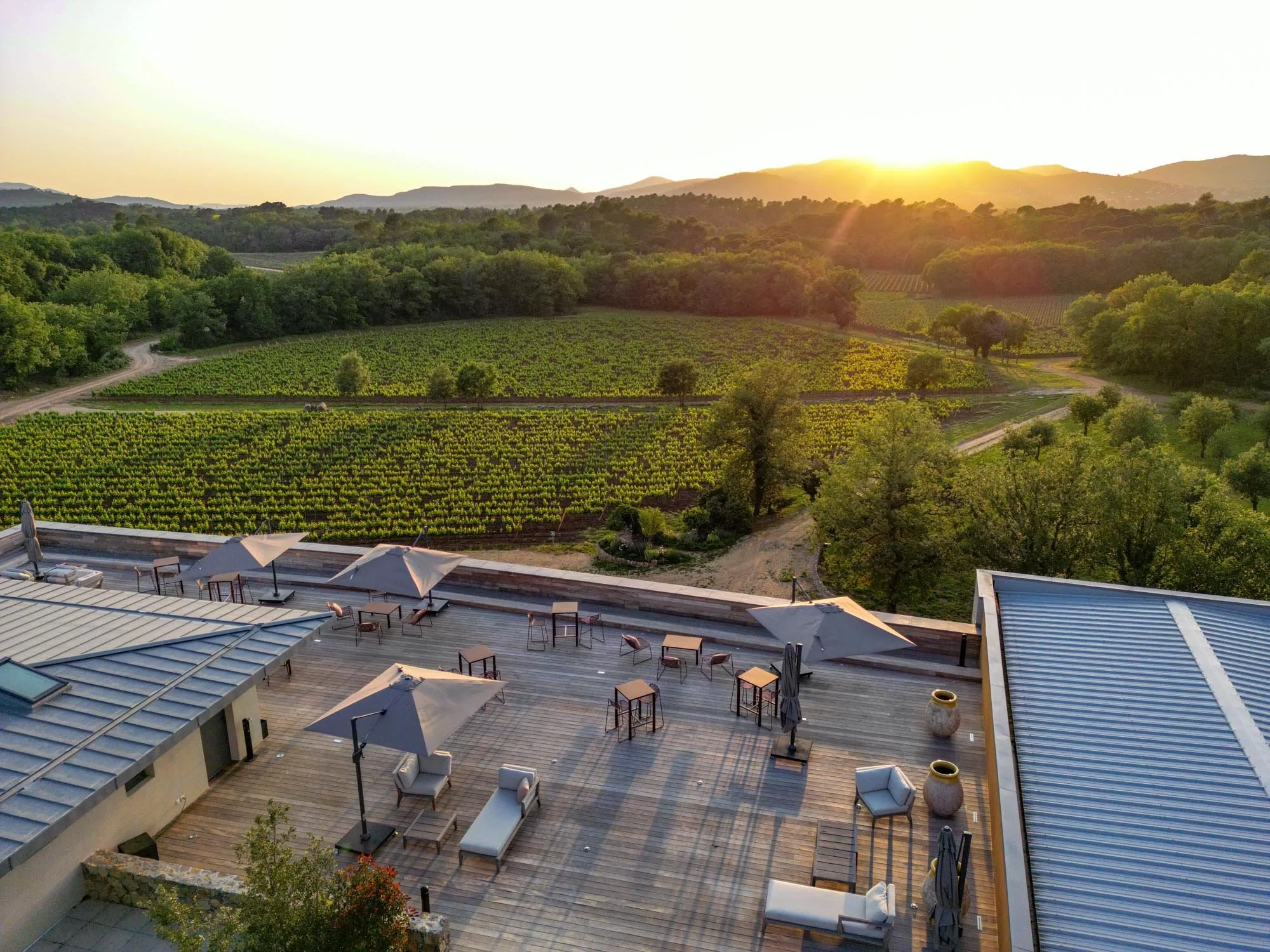 corporate retreat in Provence in France rooftop