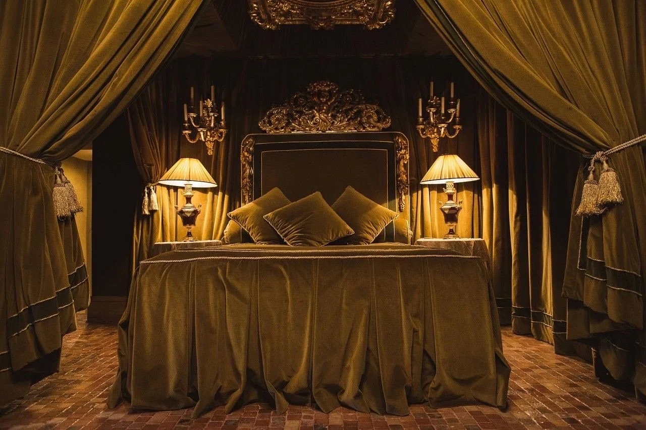 corporate retreat in a castle near Paris bedroom