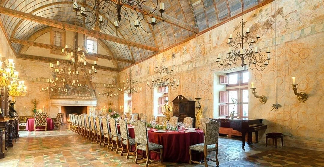 corporate retreat in a castle near Paris living room