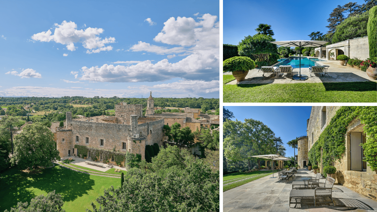 chateau rental uzes in France
