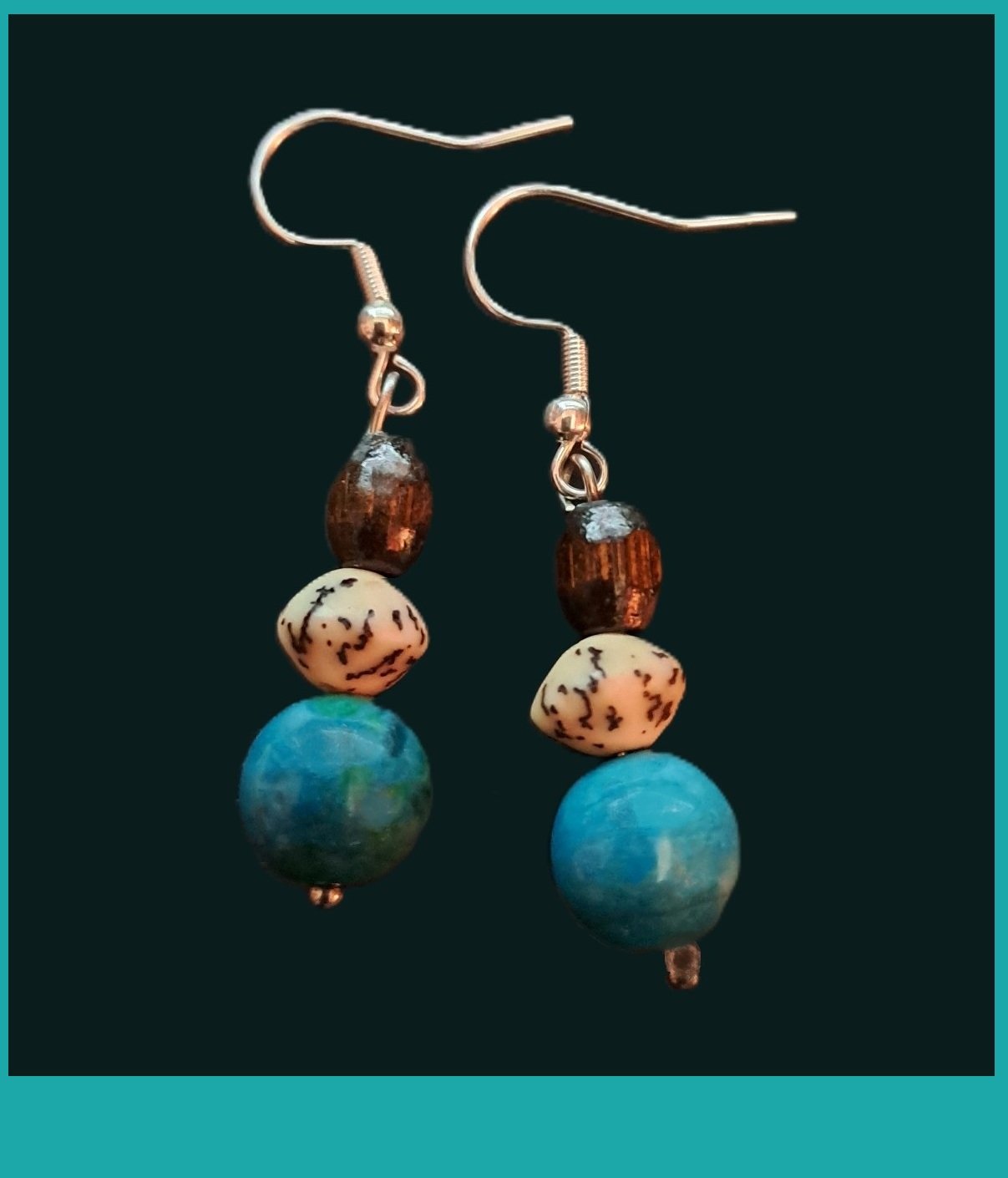 Earrings - Teal Series