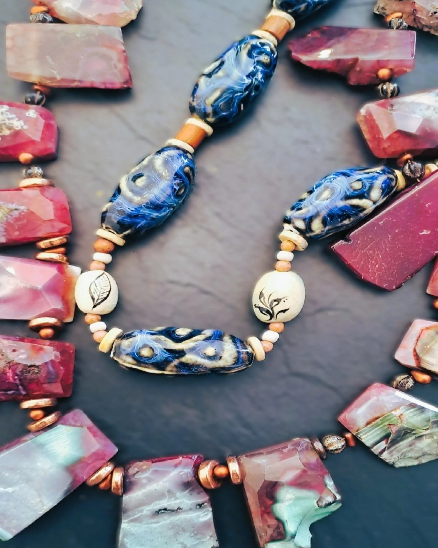 beaded necklaces
