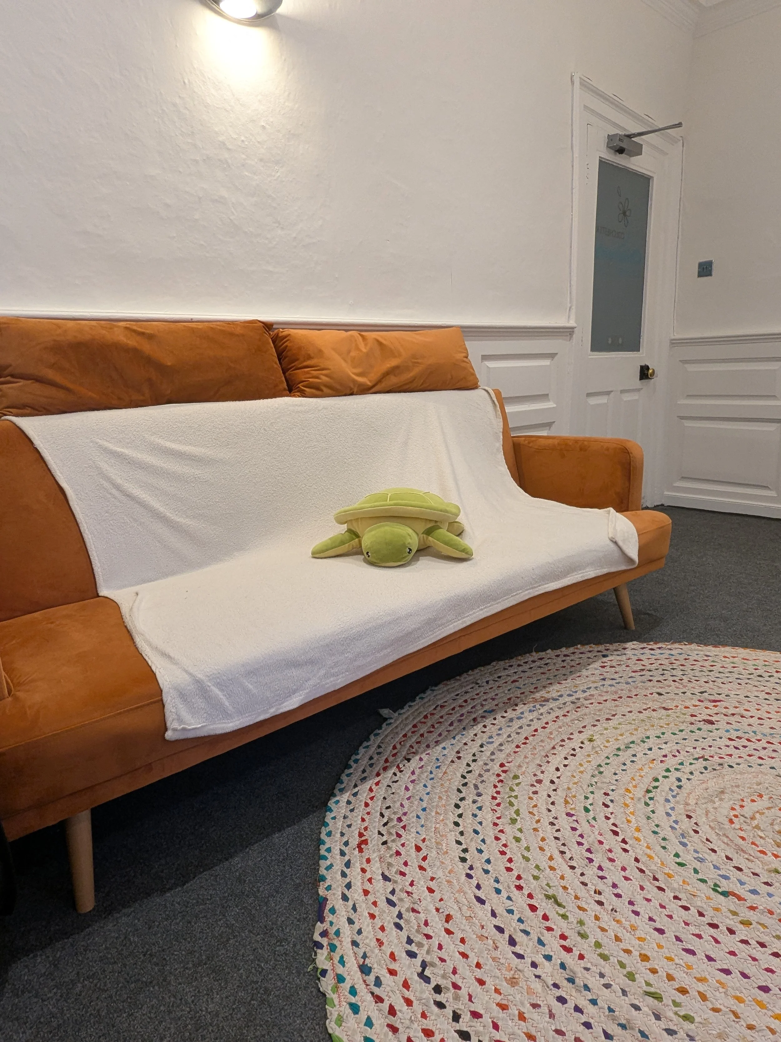 Sensory Room sofa and turtle