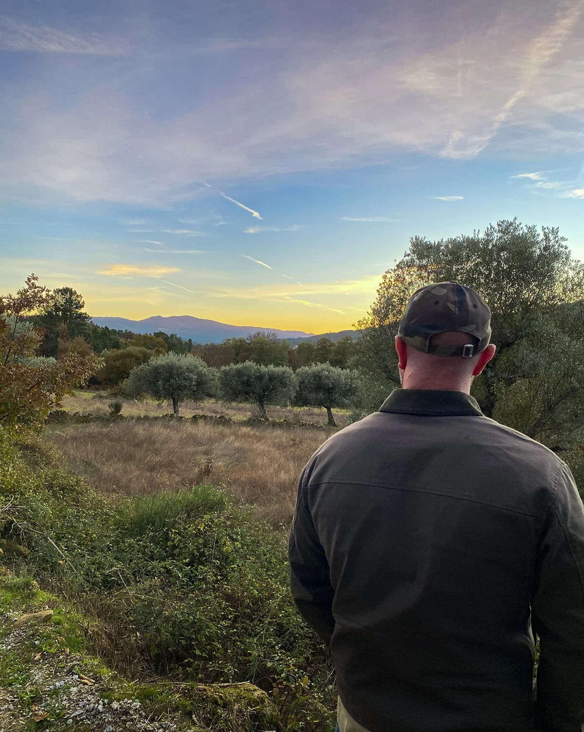 Damian admiring the view of Blackwood Valley